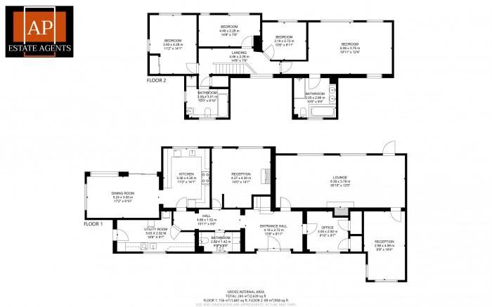 Floorplan for Newick, Lewes, East Sussex