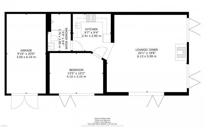 Floorplan for Horam, Heathfield, East Sussex