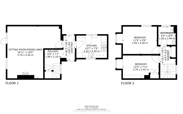 Floorplan for Willingdon, Eastbourne, East Sussex