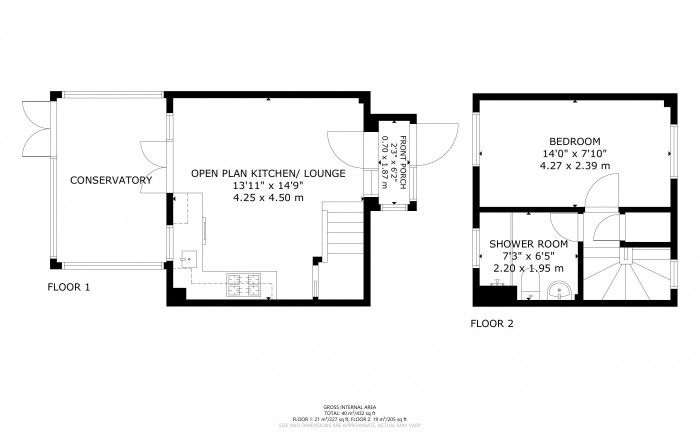 Floorplan for Howlett Drive, Hailsham, East Sussex