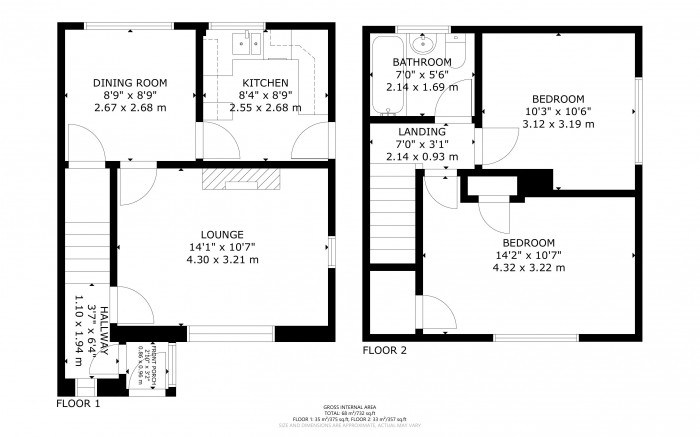 Floorplan for Horam, Heathfield, East Sussex