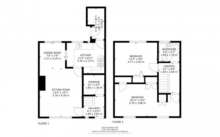 Floorplan for Greenway, Eastbourne, East Sussex