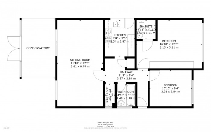 Floorplan for Framfield, Uckfield, East Sussex