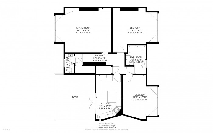 Floorplan for Blackwater Road, Eastbourne, East Sussex