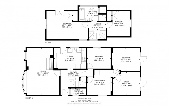 Floorplan for Herstmonceux, Hailsham, East Sussex